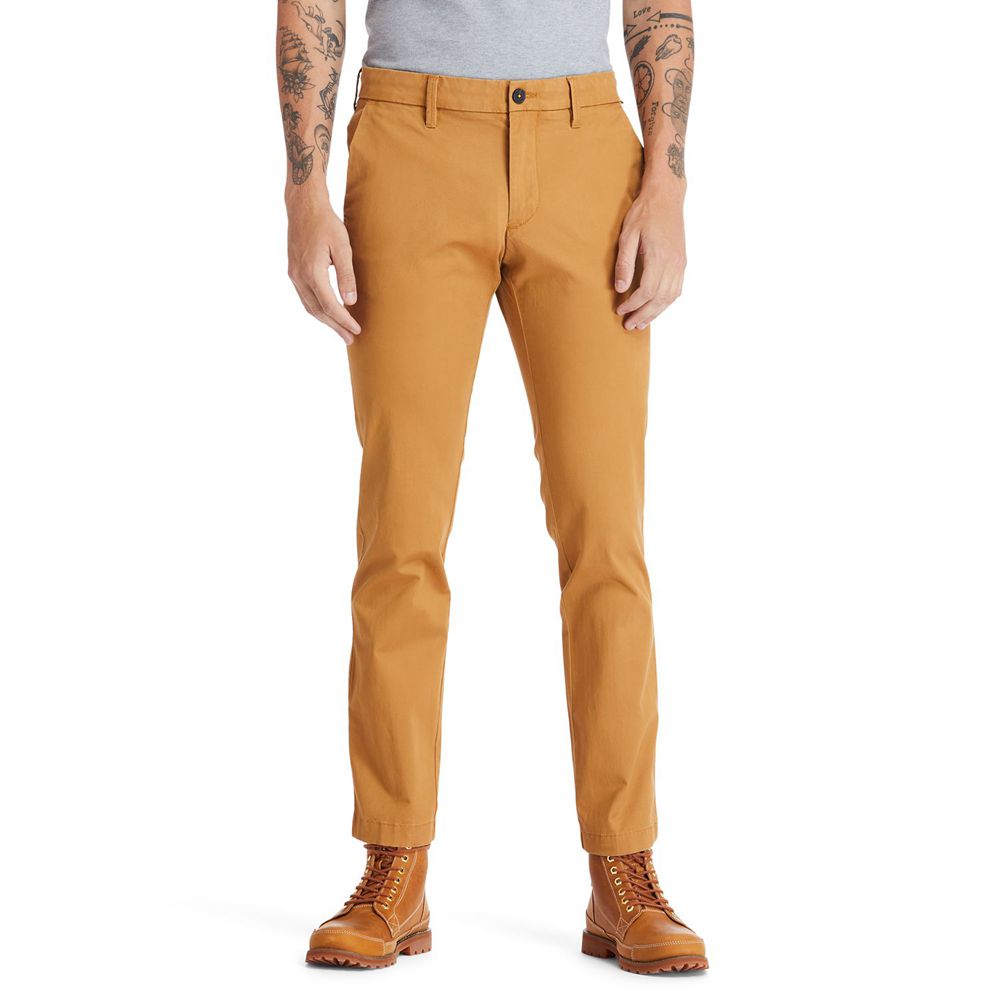 Pantaloni Timberland Barbati Maro - Sargent Lake Slim Stretch Chino - Romania - HGFONS907